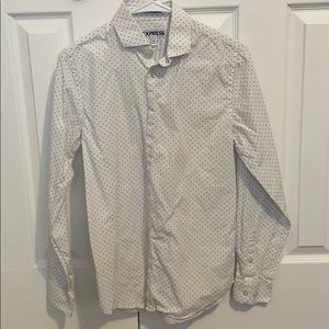 Express men’s extra slim fit dress shirt SMALL
